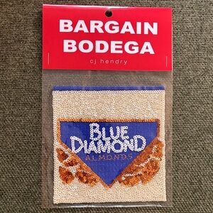 CJ Hendry Bargain Bodega - Blue Diamond Almonds Sequin Patch